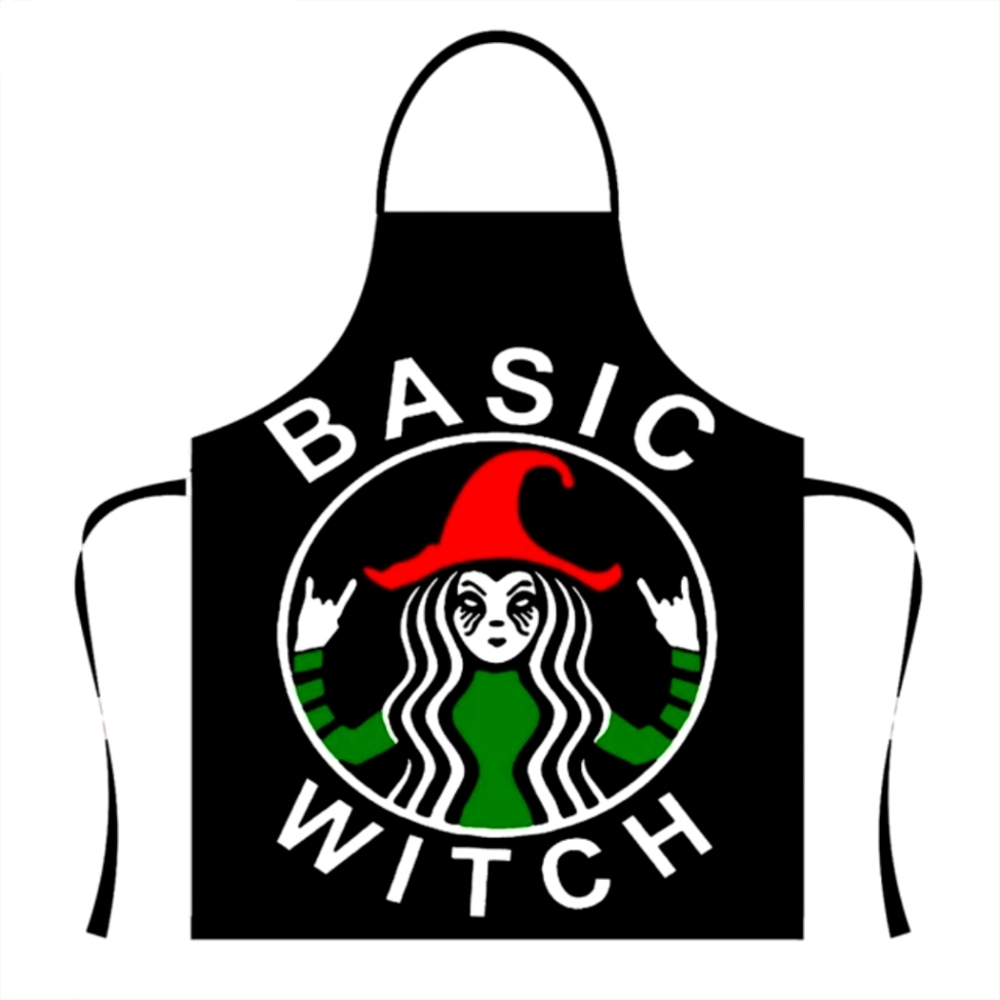 Full front bib apron Halloween basic witch